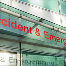 accident & emergency sign